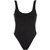 Armani Exchange Tuta da Donna Icon Project, Sustainable One Piece, Nero, M