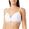 Emporio Armani Underwear Push Up Bra Iconic Cotton, Reggiseno Push-Up, Donna, Bianco, 34A