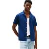 Tommy Hilfiger Uomo Camicia Linen Blend Maniche Corte