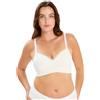 Sans Complexe - Agathe - Reggiseno a coppette Senza Ferretto in Maglia a Tinta Unita - Donna - Bianco Sporco - L