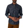 Wrangler, Camicia da Uomo Iconic in Jeans, vestibilità Regolare, con Bottoni Automatici, S
