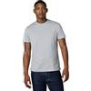 Brooks Brothers T-Shirt da Uomo a Maniche Corte in Cotone, Girocollo, con Logo, Grigio Erica Chiaro., M