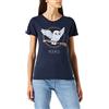 Harry Potter WOHAPOMTS336 - Maglietta da Donna, Colore: Navy, M