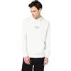 Tommy Hilfiger Uomo Felpa Outline Flag Script con Cappuccio, Bianco (White), L