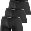 s.Oliver Pack Basic - Pantaloncini retrò da Uomo, Nero, XXL