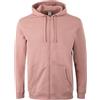 Mukua SF270U Felpa Unisex con Zip e Cappuccio, Colore Pale Rosa, Taglia L, Rosa Pallido, L