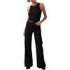 Levi's Jeans da donna 318 Shaping Wide Leg, Soft Black, 28W / 30L