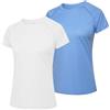 MEETWEE Camicie da Donna T-Shirt a Maniche Corte Atletico Casual Top Quick Dry UPF 50+ Corsa Nuoto Surf Allenamento Yoga Sun Tee Shirt
