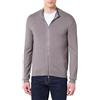 Armani Exchange Maglione da Uomo, a Maniche Lunghe, con Cerniera, Grigio, XXL, Dark Gull Gray, XXL