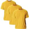 Gildan Ultra Cotton T-Shirt, Style G2000, Multipack, Oro (Confezione da 3), m (Pacco da 3) Uni-Adulto