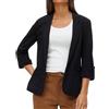 VERO MODA Vmeva 3/4 Loose Blazer Noos, Nero, XS