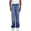 Urban Classics Heavy Ounce Baggy Fit Jeans, Pantaloni Uomo, New Mid Blue Washed,