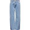 Only Jeans Female Taglio Ampio ONLCOBAIN Vita Media Jeans Taglio Gamba Ampio, Mix Blu Chiaro, 27W x 30L