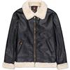 Alpha Industries B3 FL Giacca in pelle da Uomo Black