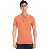 Calvin Klein Uomo Maglietta Polo Maniche Corte Tipping Slim Elasticizzata, Arancione (Aragon), S