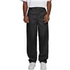 Urban Classics Jeans 90's, Black Acid Washed, 32 Uomo