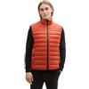 TOM TAILOR Gilet da uomo, 35156 - Baked Clay Orange, M