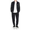 Armani Exchange Felpa da Uomo, a Maniche Lunghe, con Logo Laterale, Chiusura Lampo, Colore Nero, XS, Nero, XS