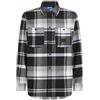 Karl Lagerfeld Jeans Uomo Regular Check Shirt Black/White M