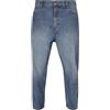 Urban Classics Jeans Affusolati Cropped, Jeans Uomo, Middeepblue, 34