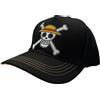 comic studio One Piece | Gorra de Beisbo | Luffy Trripulacion Straw Hat |, Naranja Claro | Talla única Baseball cap, Nero-Arancio Chiaro, Taglia Unica Unisex-Adulto