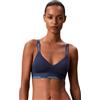Calvin Klein Donna Reggiseno a Bralette Lightly Lined Fascia Elasticizzata, Blu (Dark Denim), S