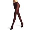 FALKE Pure Matt 50 DEN W Ti semicoprenti tinta unita 1 pezzo, Collant Donna, Rosso Barolo 8596, M