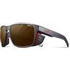 Julbo Shield M Unisex Adult Sunglasses, Translucent Black/Neon Orange, One Size
