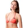 Calvin Klein Donna Top Bikini a Triangolo Imbottitura Estraibile, Arancione (Dazzling Coral), XL