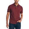 Nautica Classic Short Sleeve Solid Polo Shirt, Borgogna Reale, L Uomo