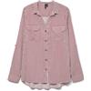 VERO MODA Vmbumpy L/S - Maglietta New Wvn Ga Noos, Karanda Red, M