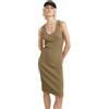 G-STAR Donna Bodycon Ribbed Knitted Tank Dress, Marrone (coriander D24659-D605-G290), XL