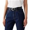 Levi's Donna Phoebe Belt, Regular Black, 80, Nero regolare., 80