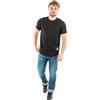 Calvin Klein T-Shirt Maniche Corte Uomo Badge Turn Up Sleeve Scollo Rotondo, Nero (CK Black), XXS
