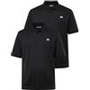 Men Plus Men+ Poloshirts, 2er-Pack, Bauchfit, Basic, piqué, Halbarm, bis 10 XL Polo a Maniche Lunghe, Nero, 8XL Uomo