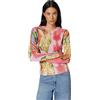 Desigual Leaf Lacroix Sweatshirt, Rosso, S Donna