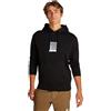 Calvin Klein Uomo Felpa con Cappuccio Brush Stroke Graphic in Cotone