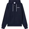 Champion Legacy - Felpa con Cappuccio e Zip Intera, da Uomo, M, Blu, Blu, M
