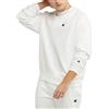 Champion Felpa Girocollo con Tessuto inverso per Uomo Maglia di Tuta, Logo C/Lato Sinistro, Large