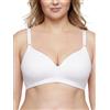 Warner's Distillery - Reggiseno da donna Cloud 9 senza fili bianco 3B