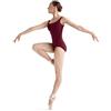 Bloch Tank Leotard Body a Canotta Faire Microlux, Borgogna, M Lungo Donna