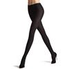 FALKE Family Rib W Ti cotone tinta unita 1 pezzo, Collant Donna, Nero Black 3000, 38-40
