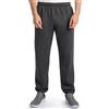 Fruit of The Loom Eversoft - Pantaloni da Allenamento in Pile, Nero mélange, XXXL