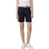 s.Oliver Pantaloncini con Cintura Intrecciata e Garment Dye, 5959_Navy, 42