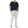 Amazon Essentials Pigiama da Uomo con Maglietta e Pantaloni a Lunghezza Intera, in Modal di Cotone, XXL