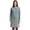 TOM TAILOR 1048797 Vestito, 39305-black Moss Wave Structure, 46 Donna