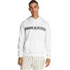 Tommy Hilfiger Uomo Felpa Central Chest Stripe con Cappuccio, Bianco (White), XL