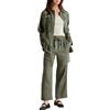 United Colors of Benetton Giacca 2AGHDN07Q, Verde, 38 Donna