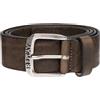 Replay Cintura da uomo in pelle, marrone (Faded Grey Mud 035), 100 cm