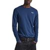 Pepe Jeans London Original Basic 3N Uomo Slim Fit Maglia a Maniche Lunghe, Cotone Stretch con Collo a Giro e Logo, Navy